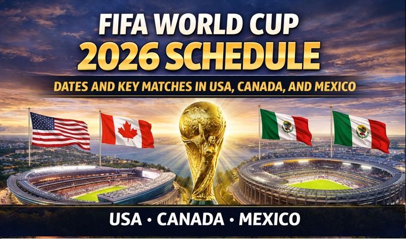 FIFA World Cup 2026 Schedule: Dates and Key Matches in USA, Canada, and Mexico