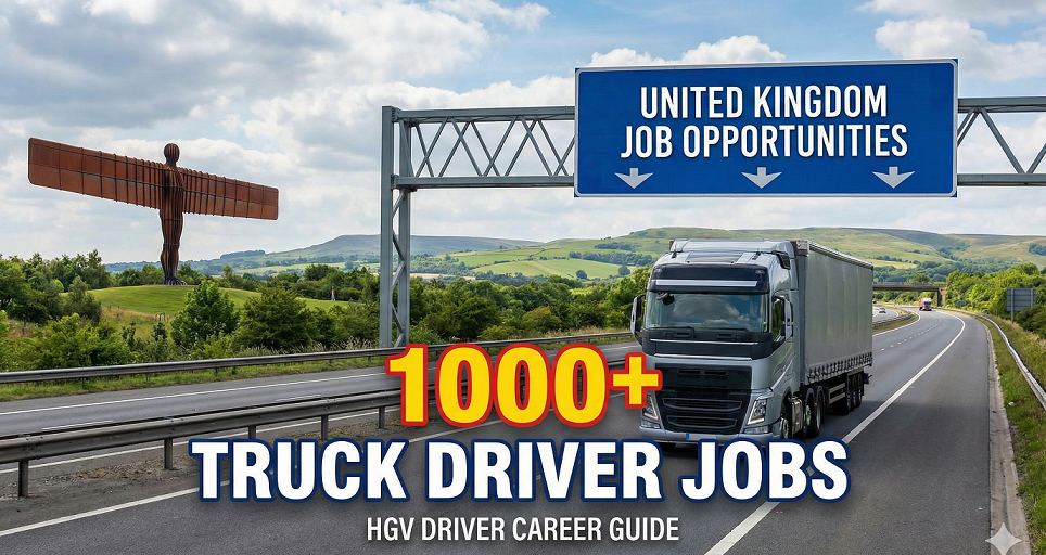 1000+ Truck Driver Jobs in United Kingdom 2026 | Heavy Driver Jobs UK | HGV Driver Career Guide